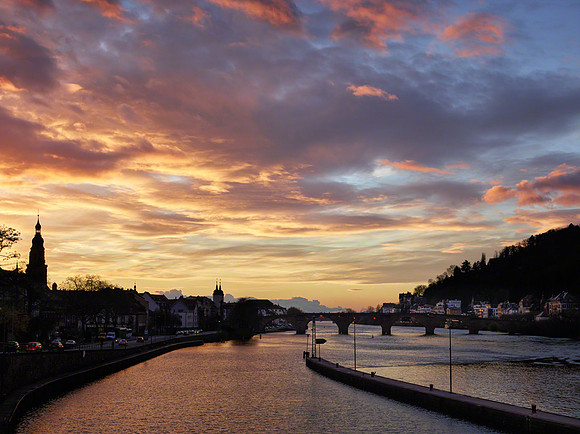 One Sunset At Heidelberg
